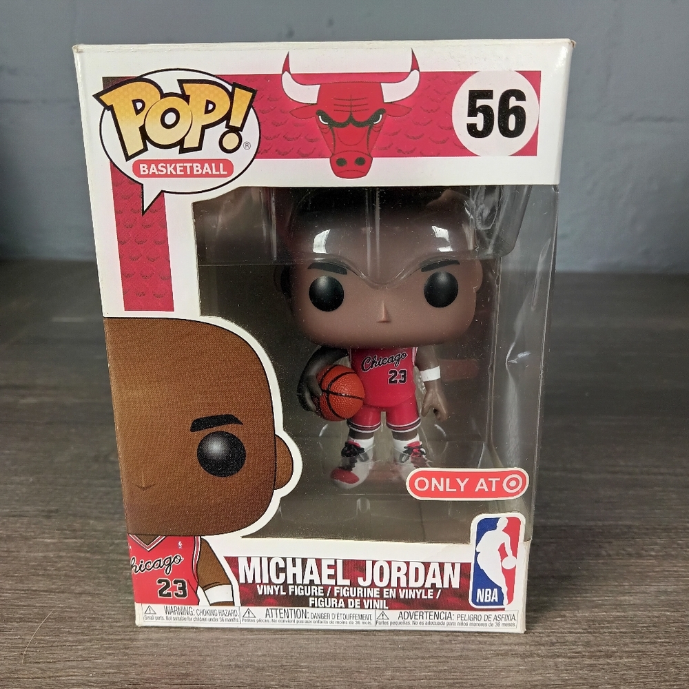 Funko POP! Michael Jordan # 56 Bulls Red Away Target Exclusive